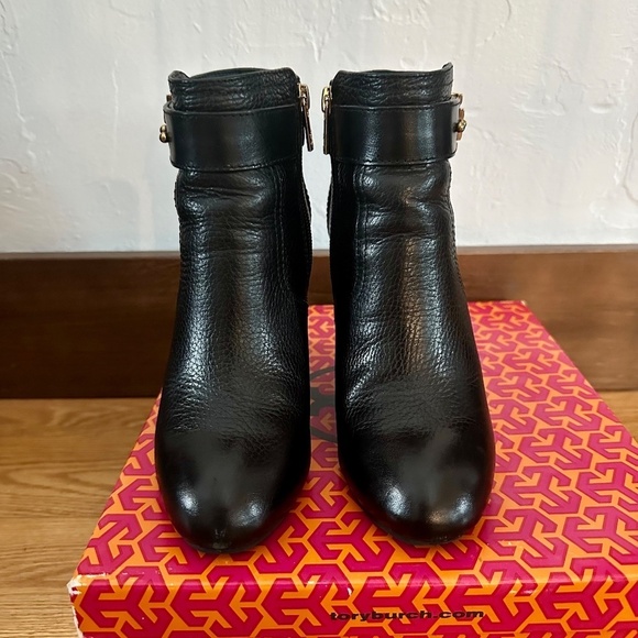 Tory Burch Elina 110mm Wedge Boot - Black - Size 6.5 - Picture 3 of 11